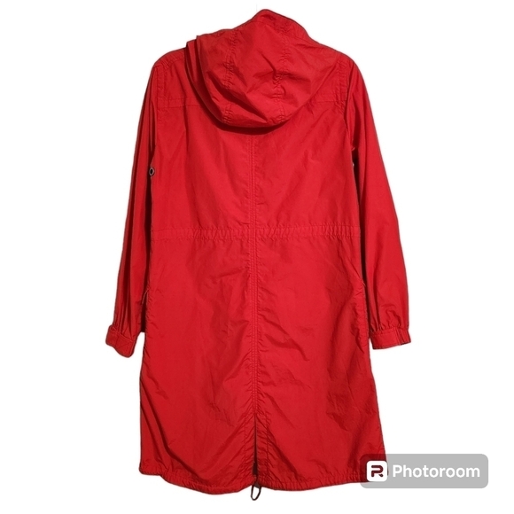 Eileen Fisher Red Anorak Jacket - Picture 3 of 11